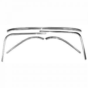 1962-1964 Chevy Impala Rear Window Molding 5Pc
