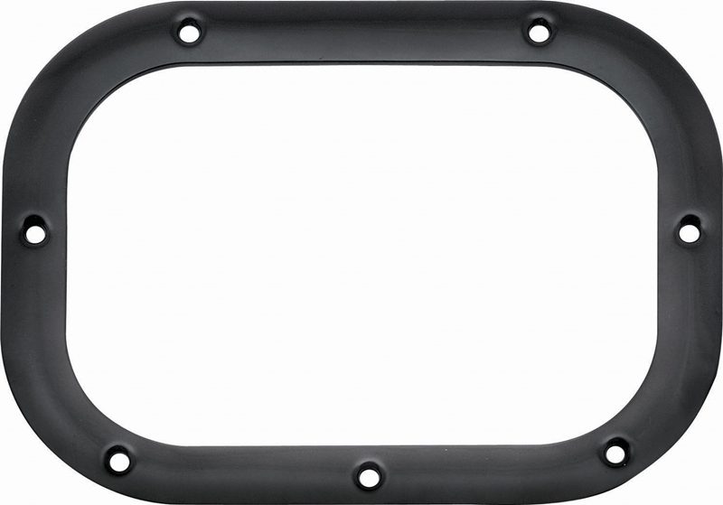 1962-1967 Chevrolet Nova|Chevy II Shift Boot Plate Black 4-Speed-OERK-3849851