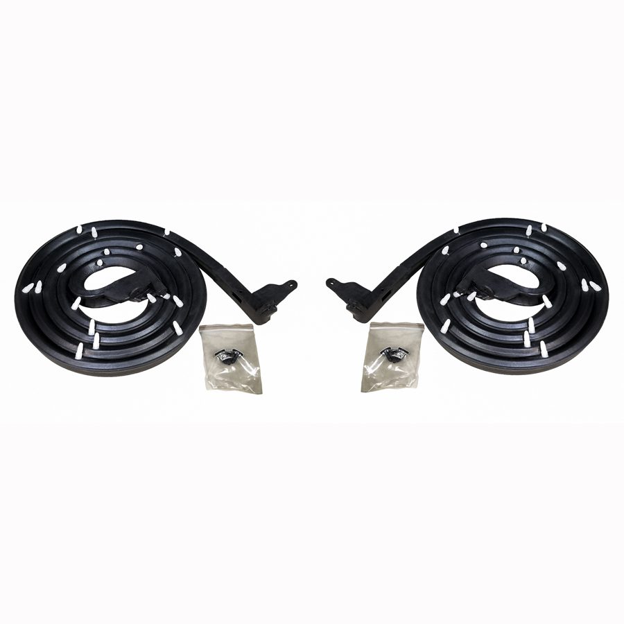 1963-1964 Buick|Cadillac|Chevrolet|Oldsmobile|Pontiac 4 DR Hardtop Door Weatherstrip Seal Kit - Driver and Passenger-DWP151063