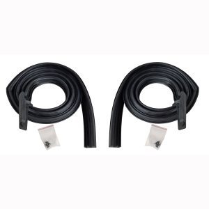1963-1964 Buick|Chevrolet|Oldsmobile|Pontiac 4 DR Hardtop Roof Rail Weatherstrip Seal - Driver and Passenger Pair-RWP151063