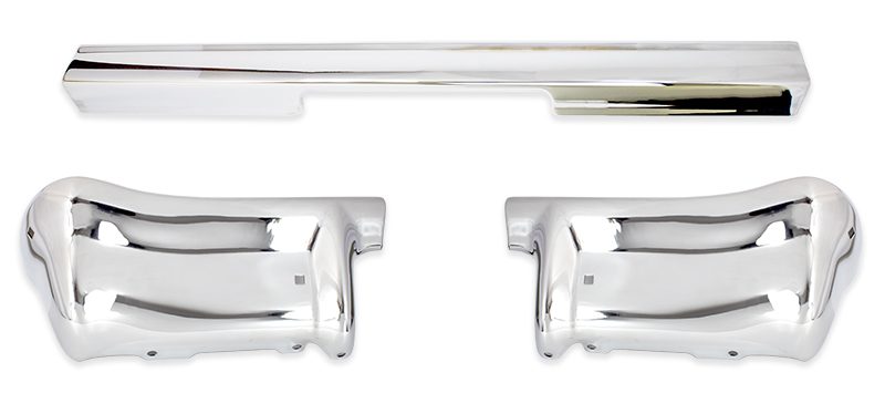 1963 Chevrolet Bel Air|Biscayne|Impala Rear Bumper 3 Pcs-AMD990-3963