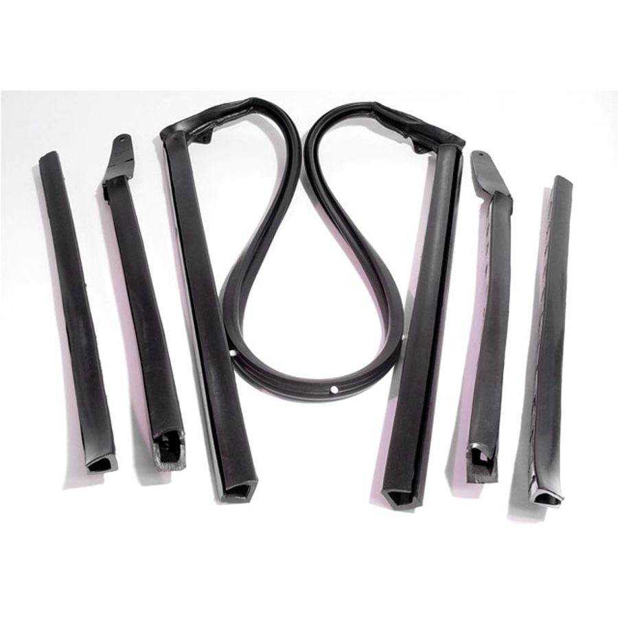 Square Rails Seals 1964-1965 Buick|Chevrolet|Oldsmobile|Pontiac Car Molded Roof Rail Seals