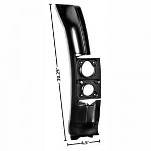 1964-1965 Chevy El Camino Tail Lamp Mounting Panel Passenger Side (RH)