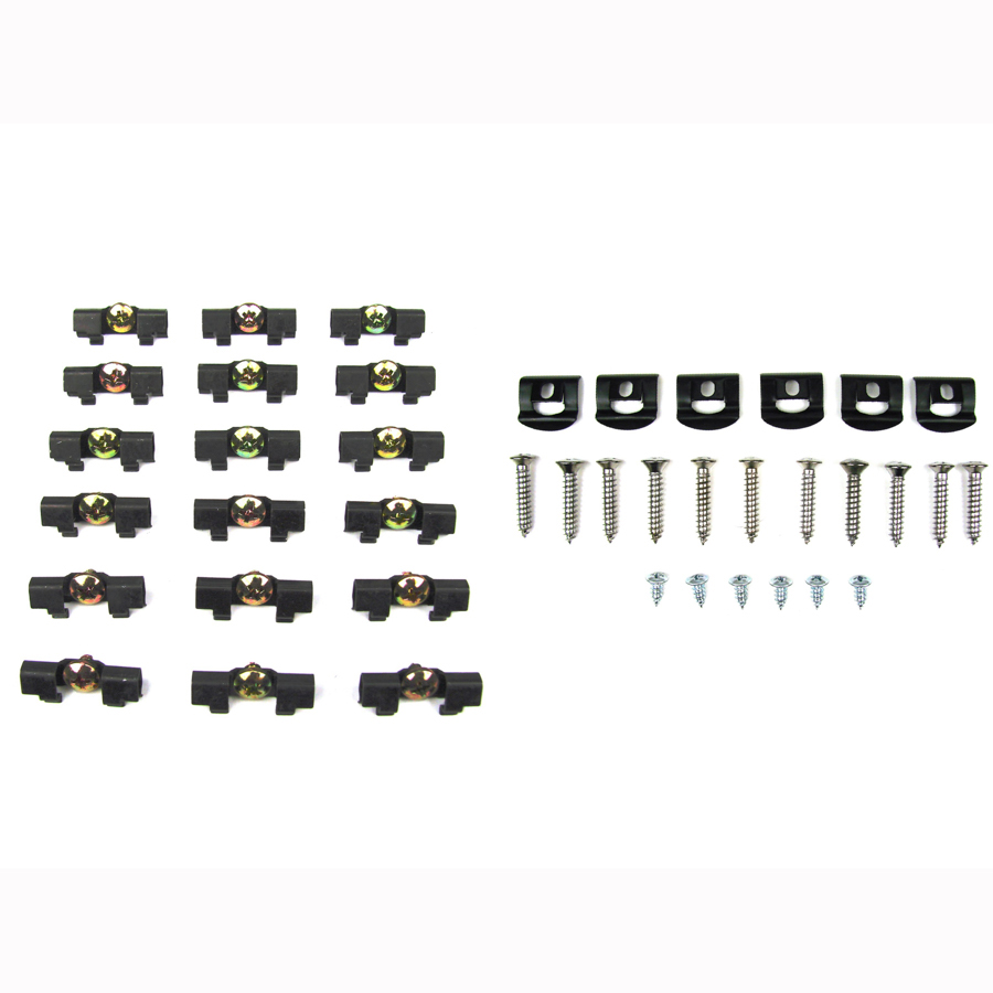 1964-1965 Dodge|Plymouth 330|440|Coronet|Satellite Windshield and Rear Window Molding Clip Kit-MCK-3340-64