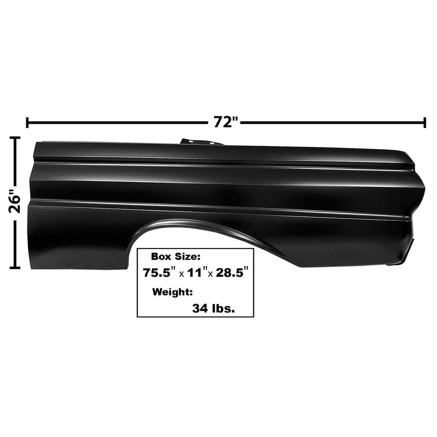 1964-1965 Ford Falcon Quarter Panel Driver Side Sedan