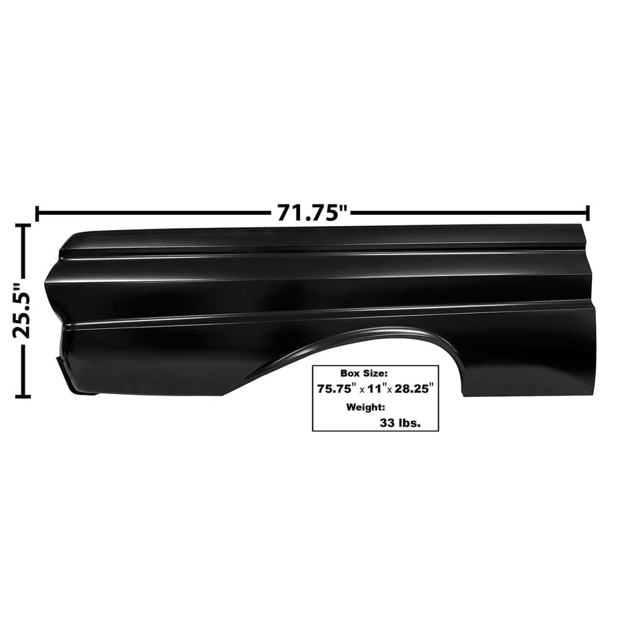 1964-1965 Ford Falcon Quarter Panel Passenger Side Coupe/Convertible