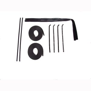 1964-1966 Chevrolet|GMC Panel|Suburban|C/K Pickup Truck Door Weatherstrip Seal 10 PC Kit - Driver and Passenger-DK111064