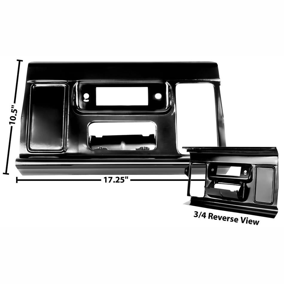 1964-1966 Chevy Pickup Truck Dash Radio Panel