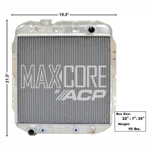 1964-1966 Ford Falcon| Mustang Radiator Aluminum 2-Row I-6