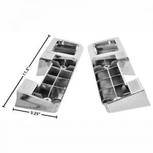 1964-1967 Chevy Chevelle Arm Rest Base Rear Pair