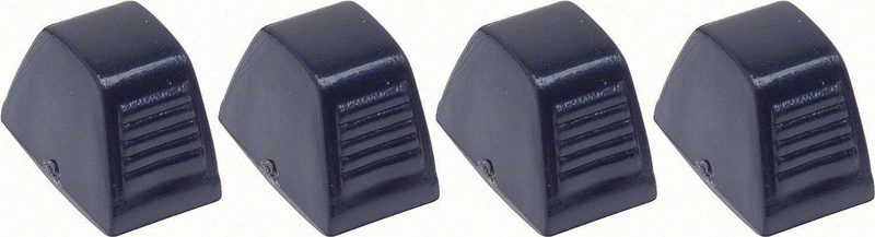 1964-1972 Chevrolet|Pontiac Camaro|Chevelle|Malibu|El Camino|Monte Carlo|Firebird Temperature Control Knobs Black Kit