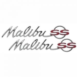 1964 Chevy Chevelle Emblem Quarter Malibu SS Pair