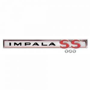 1964 Chevy Impala Emblem Trunk SS