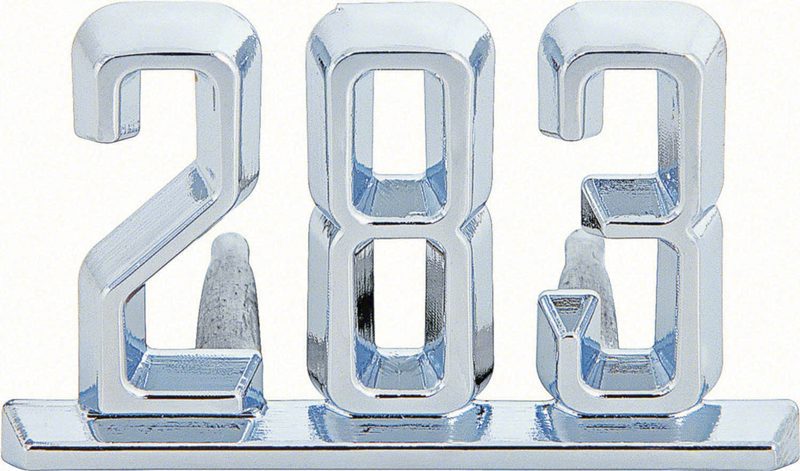 1965-1966 Chevrolet Impala|Biscayne|Caprice|Chevy II Fender Emblem 283