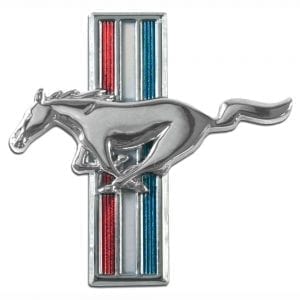 1965-1966 Ford Mustang Emblem Running Horse Driver Side (LH)