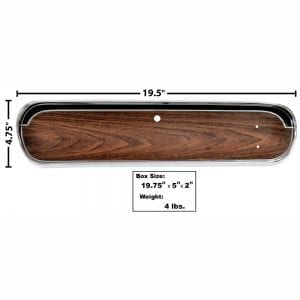 1965-1966 Ford Mustang Glove Box Door Woodgrain