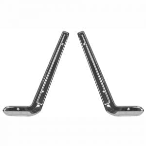 1965-1966 Ford Mustang Seat Side Molding Stainless Pair