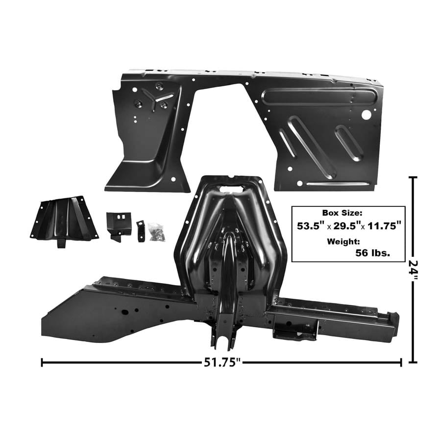 1965-1966 Ford Mustang Shock Tower and Apron Kit Driver Side