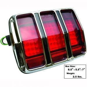 1965-1966 Ford Mustang Tail Lamp LED with Bezel
