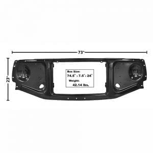 1965-1966 Ford Pickup Truck Radiator Support 1/2 or 3/4 Ton