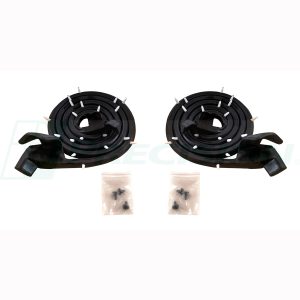 1965-1968 Buick|Cadillac|Chevrolet|Oldsmobile|Pontiac 4 DR Hardtop Front Door Weatherstrip Seal Kit - Driver and Passenger-DWP151065
