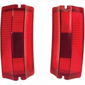 1965 Chevy El Camino Tail Lamp Lens Pair
