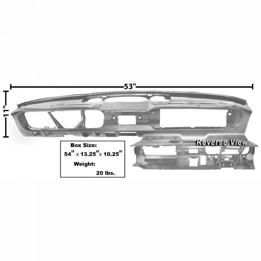 1965 Ford Mustang Dash Panel Assembly Standard