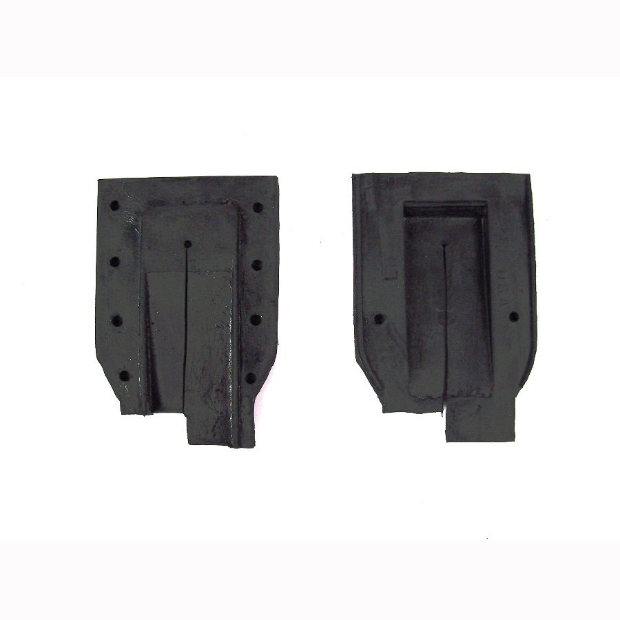 1966-1967 Buick|Chevrolet|Oldsmobile|Pontiac U Jamb Door Lock Pillar Weatherstrip Seals Pair-DLP171066