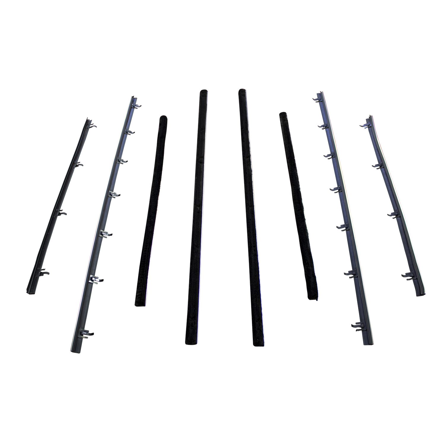 Window Sweeper Kit - 2 Door Hardtop (8 Pc) For Dodge Dart 1967-1969; WC 2300-59 main image 1