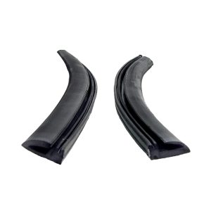 1966-1967 Chevrolet Chevy II Rear 2DR Hardtop Roll-Up Quarter Window Seals w/Steel Core Driver and Passenger Side-MMPVS3-X