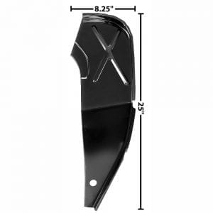 1966-1967 Chevy Chevelle Cowl Panel