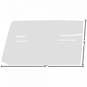 1966-1967 Chevy Chevelle Door Glass Left Hardtop or Convertible Clear