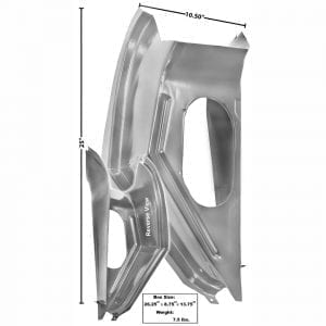 1966-1967 Chevy Nova Cowl Shoulder Passenger Side (RH)
