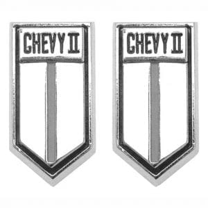 1966-1967 Chevy Nova Door Panel Emblem Chevy II
