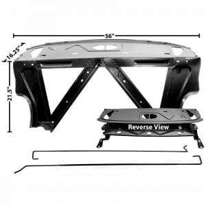 1966-1967 Chevy Nova Trunk Divider/Package Shelf