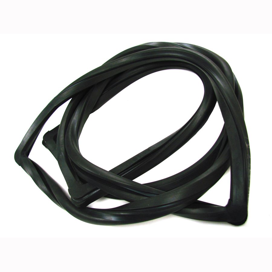 1966-1967 Dodge Charger Rear Window Weatherstrip Seal- Works With Chrome Trim-WCRDB3586