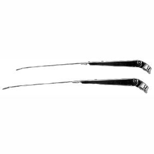 1966-1969 Chevrolet| Pontiac Camaro| Chevelle| Firebird Wiper Arm Chrome Coupe  Pair
