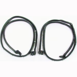 1966-1977 Ford Bronco Door Weatherstrip Seal 2 PC Kit - Driver and Passenger-DWP211066