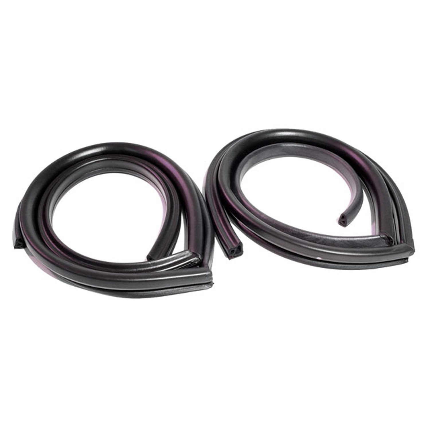 1966-1977 Ford Bronco Molded Roof Rail Seals, Driver and Passenger Side