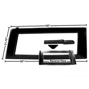 1966-1977 Ford Bronco Side Window Panel Passenger Side