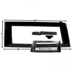 1966-1977 Ford Bronco Side Window Panel Driver Side