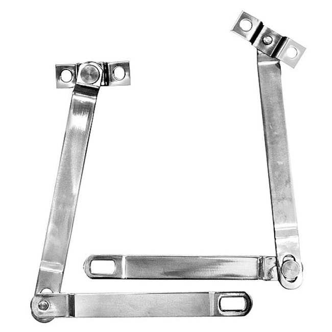 1966-1977 Ford Bronco Tailgate Supports Stainless Pair