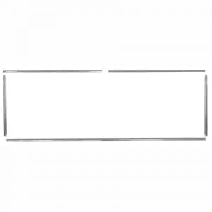 1966-1977 Ford Bronco Windshield Molding Set 5 Pieces