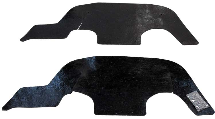1966 Chevrolet Chevelle|Malibu|El Camino Control Arm Dust Shield Kit w/Hardware-R-CH104