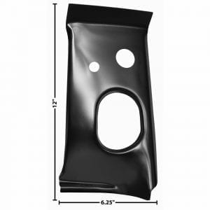 1966 Chevy Chevelle Tail Light Panel Inner Brace Passenger Side (RH)