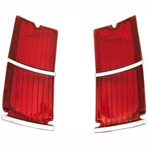 1966 Chevy El Camino Tail Lamp Lens Pair