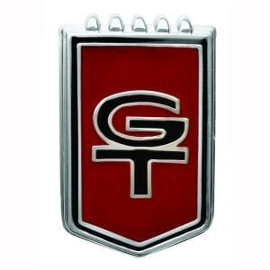 1966 Ford Mustang Emblem GT Fender