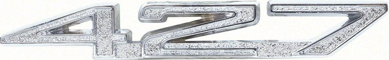 1967-1968 Chevrolet Camaro Fender/Rear Body Panel Emblem 427