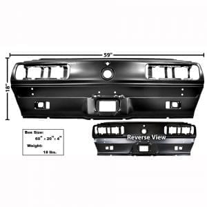 1967-1968 Chevy Camaro Tail Light Panel RS