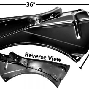 1967-1968 Chevy Camaro or Pontiac Firebird Quarter Panel Inner Bracket Driver Side (LH)